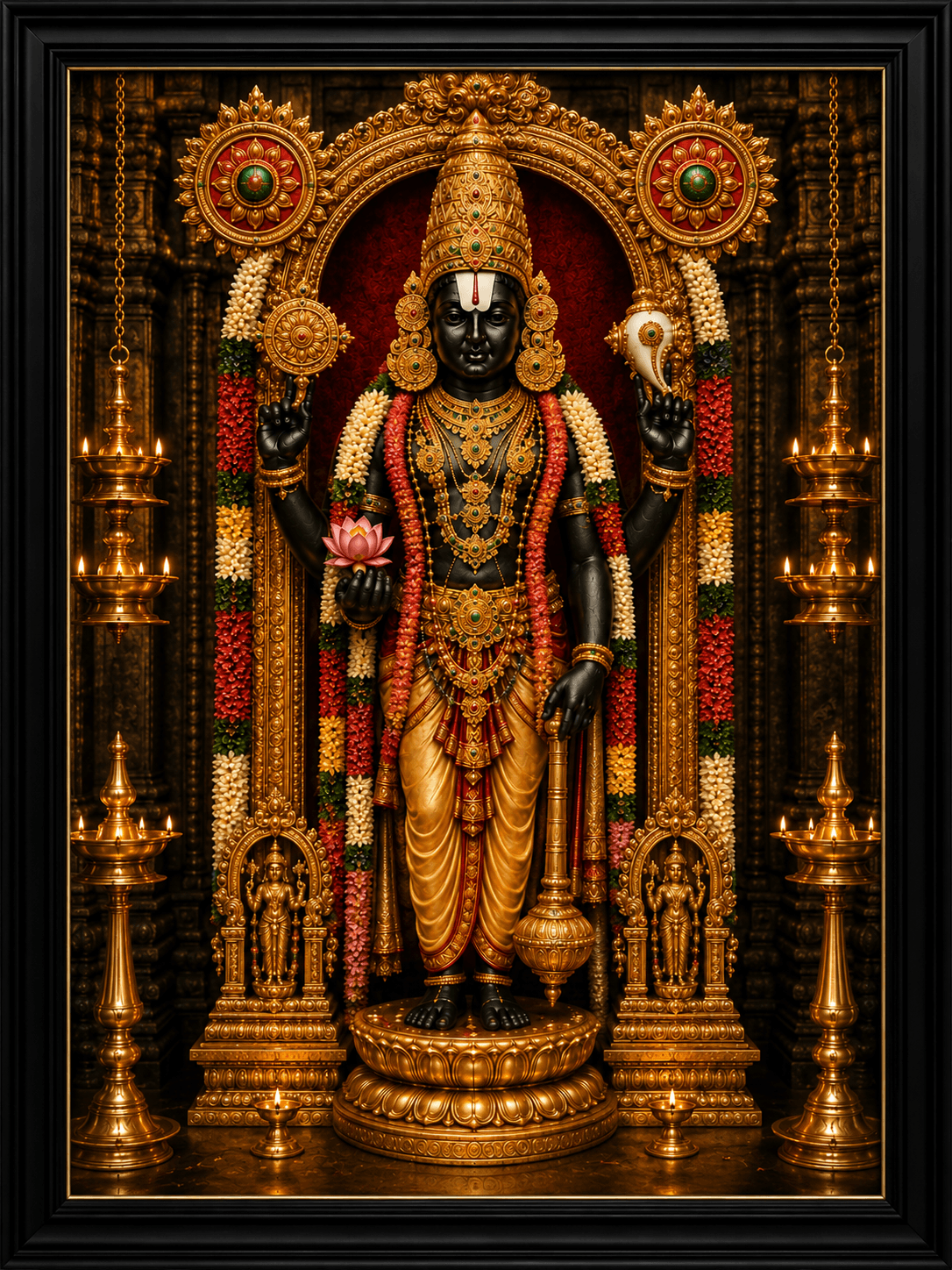 Guruvayurappan Photo Frame A4